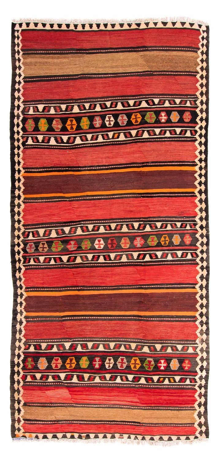 Tappeto corsia Tappeto Kelim - Vecchio - 300 x 145 cm - multicolore