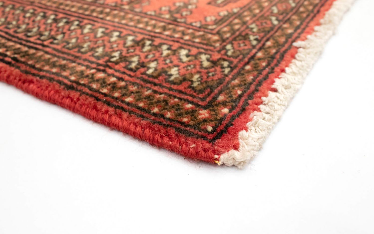 Tappeto corsia Tappeto Turkaman - 100 x 50 cm - ruggine
