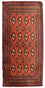 Tappeto corsia Tappeto Turkaman - 100 x 50 cm - ruggine
