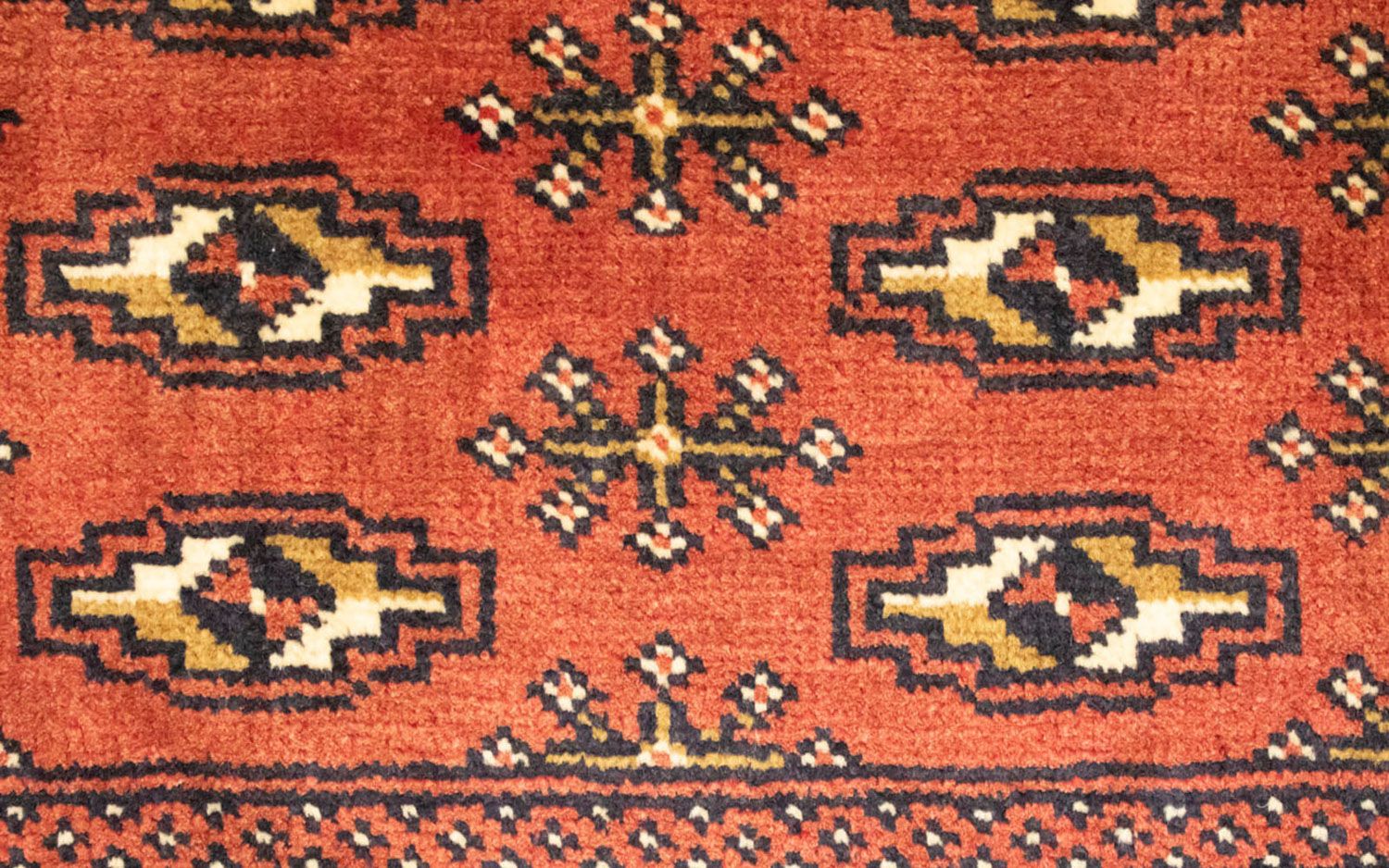 Tappeto corsia Tappeto Turkaman - 100 x 50 cm - ruggine