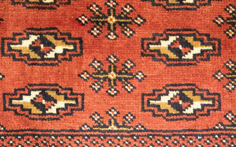 Tappeto corsia Tappeto Turkaman - 100 x 50 cm - ruggine