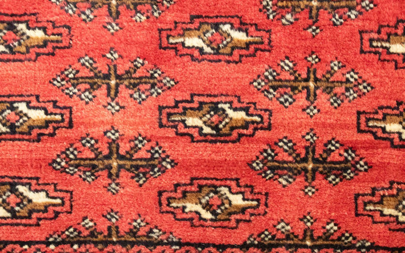 Tappeto corsia Tappeto Turkaman - 100 x 50 cm - rosso