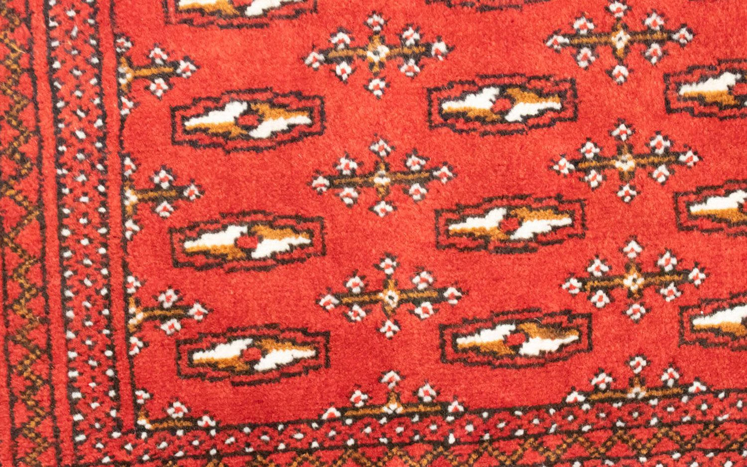 Tappeto corsia Tappeto Turkaman - 100 x 50 cm - rosso