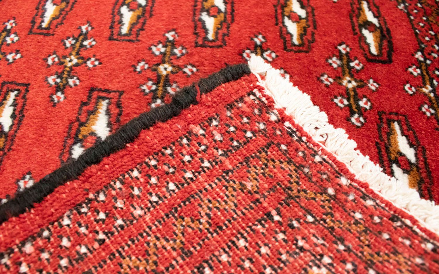 Tappeto corsia Tappeto Turkaman - 100 x 50 cm - rosso