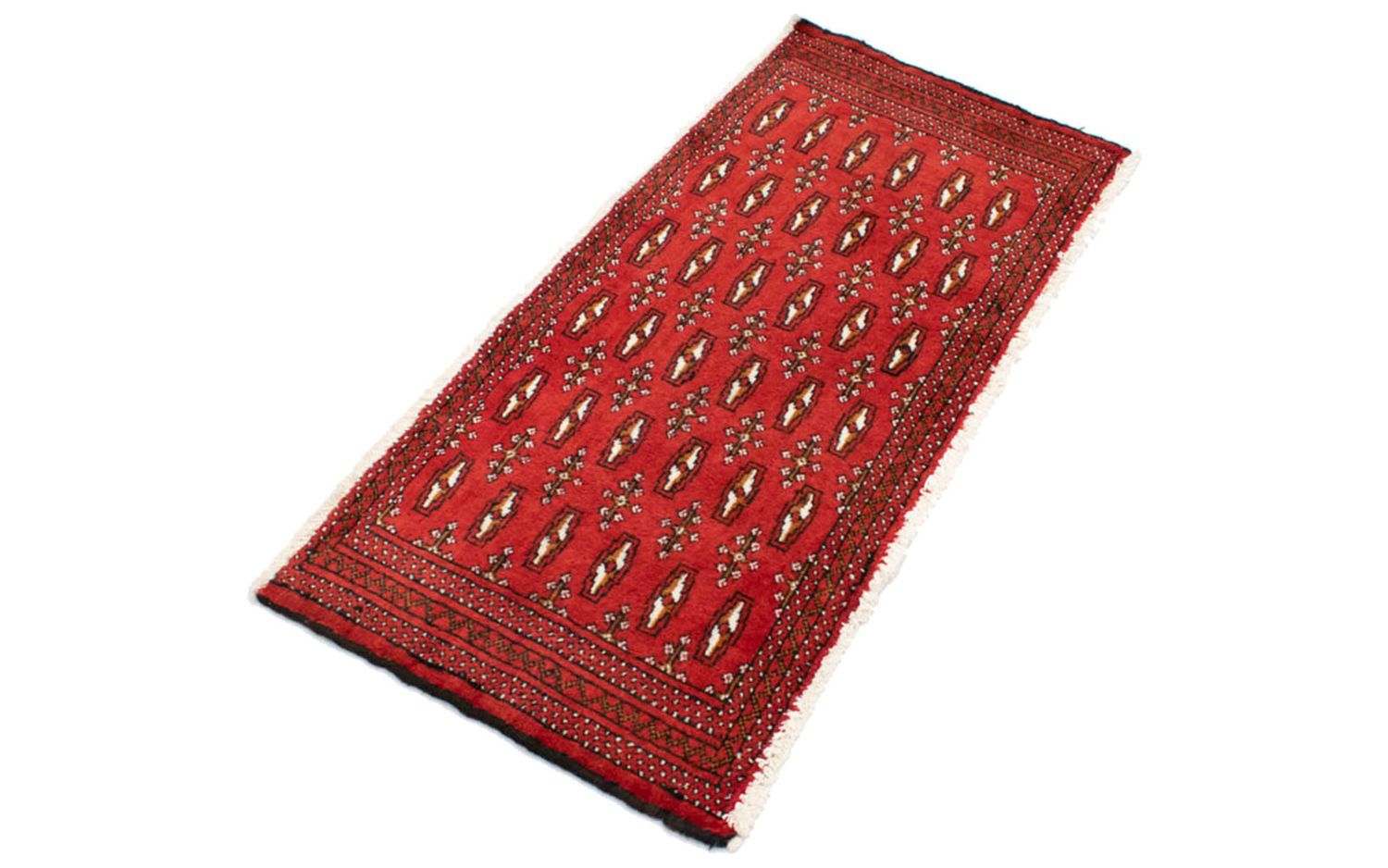 Tappeto corsia Tappeto Turkaman - 100 x 50 cm - rosso