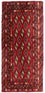 Tappeto corsia Tappeto Turkaman - 100 x 50 cm - rosso