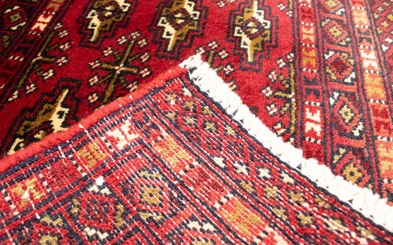 Tappeto corsia Tappeto Turkaman - 100 x 50 cm - rosso