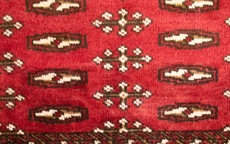 Tappeto corsia Tappeto Turkaman - 100 x 50 cm - rosso