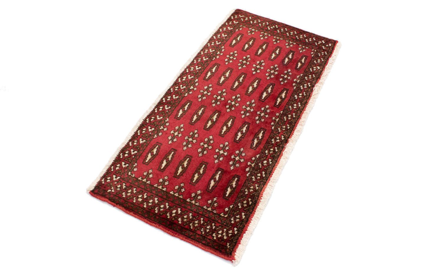 Tappeto corsia Tappeto Turkaman - 100 x 50 cm - rosso