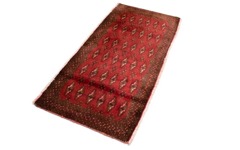 Tappeto Turkaman - 130 x 60 cm - rosso