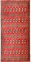 Tappeto Turkaman - 130 x 60 cm - rosso