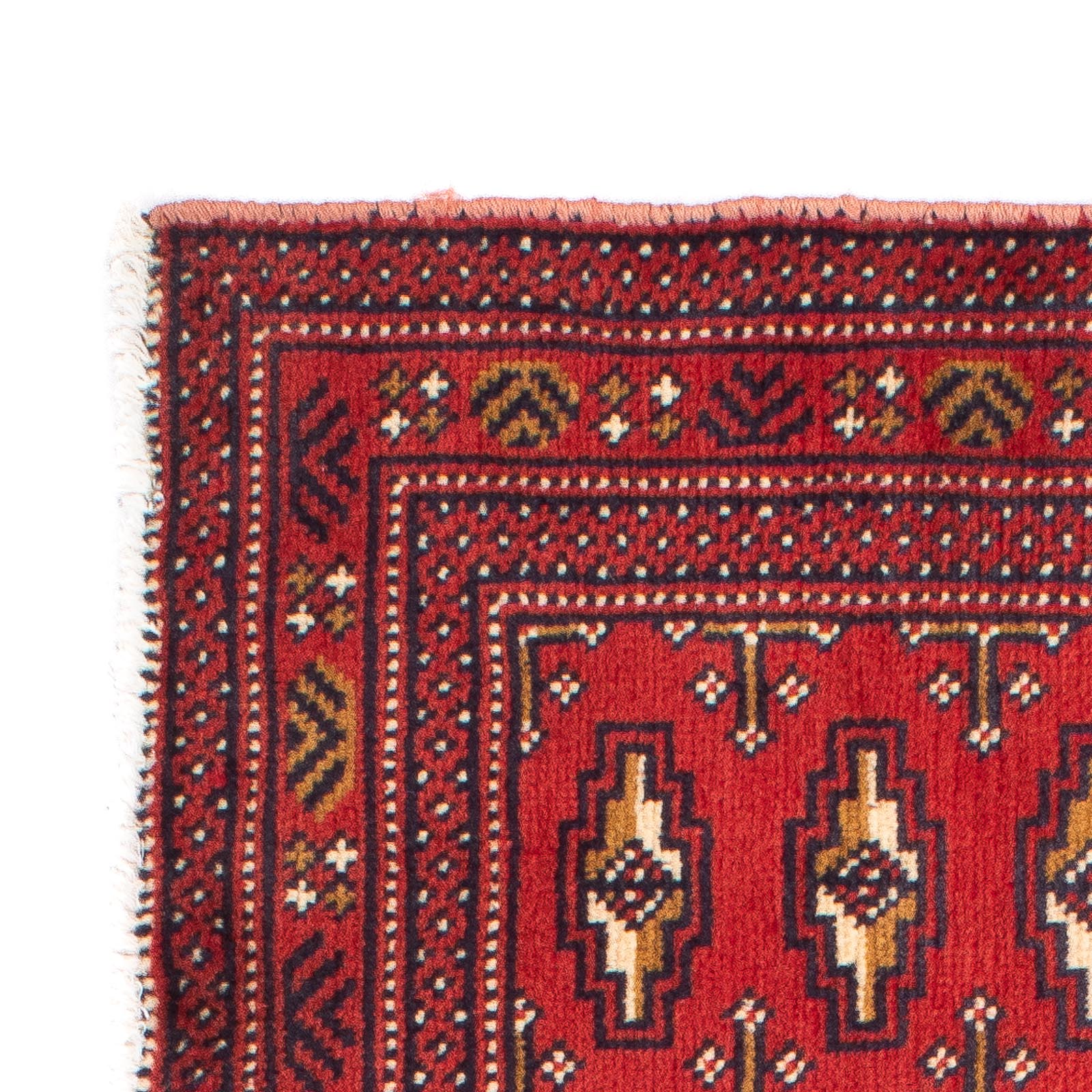 Tappeto corsia Tappeto Turkaman - 100 x 50 cm - rosso scuro