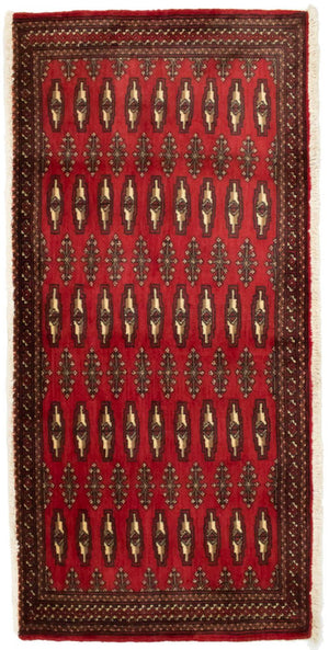 Tappeto Turkaman - 130 x 60 cm - rosso