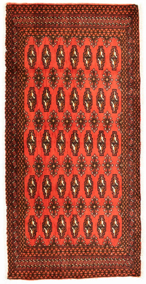 Tappeto Turkaman - 130 x 60 cm - rosso