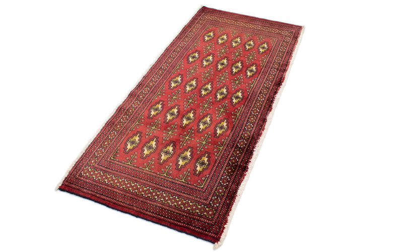Tappeto Turkaman - 130 x 60 cm - rosso
