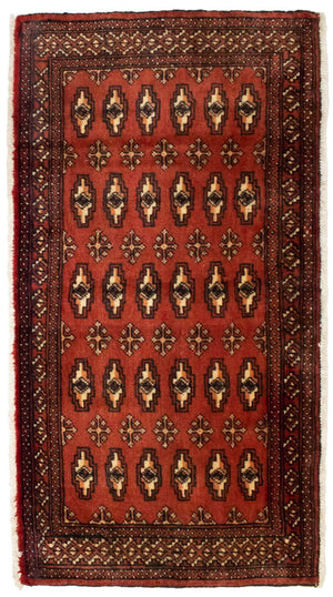 Tappeto Turkaman - 130 x 60 cm - rosso