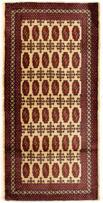 Tappeto Turkaman - 130 x 60 cm - beige