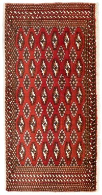Tappeto Turkaman - 130 x 60 cm - rosso