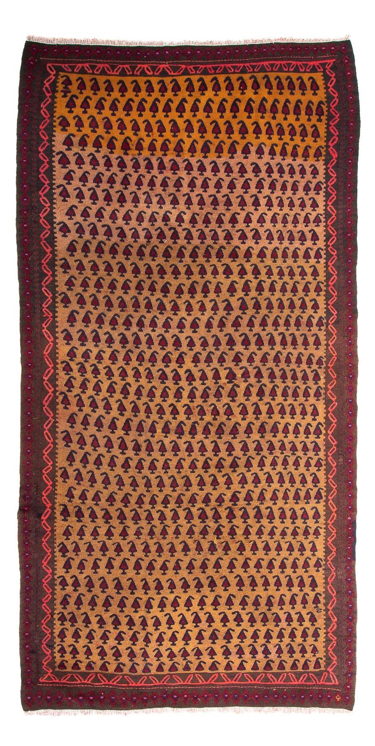 Tappeto corsia Tappeto Kelim - Vecchio - 280 x 150 cm - multicolore