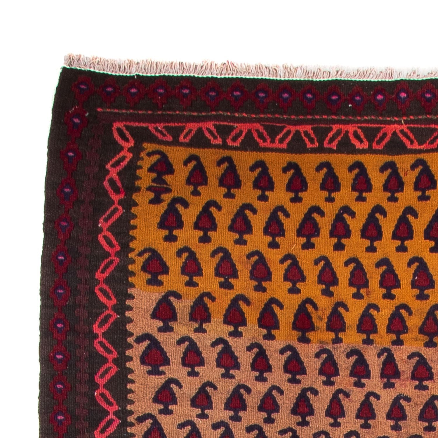 Tappeto corsia Tappeto Kelim - Vecchio - 280 x 150 cm - multicolore