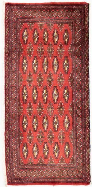 Tappeto Turkaman - 130 x 60 cm - rosso