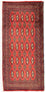 Tappeto Turkaman - 130 x 60 cm - rosso