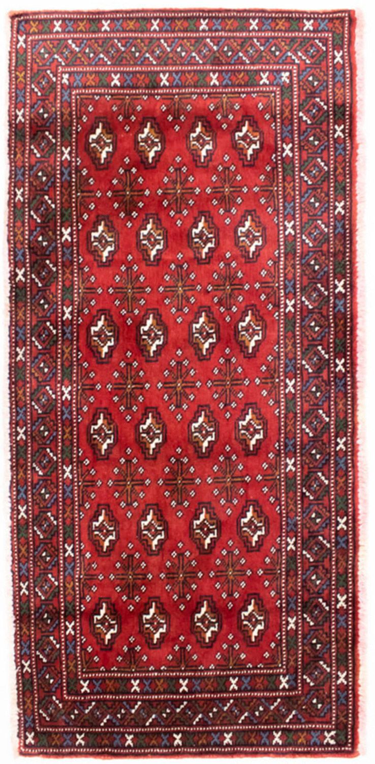 Tappeto Turkaman - 130 x 60 cm - rosso