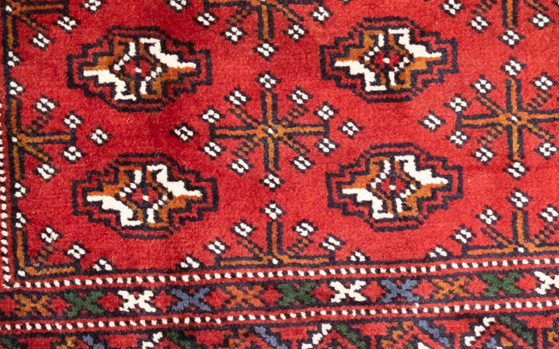 Tappeto Turkaman - 130 x 60 cm - rosso