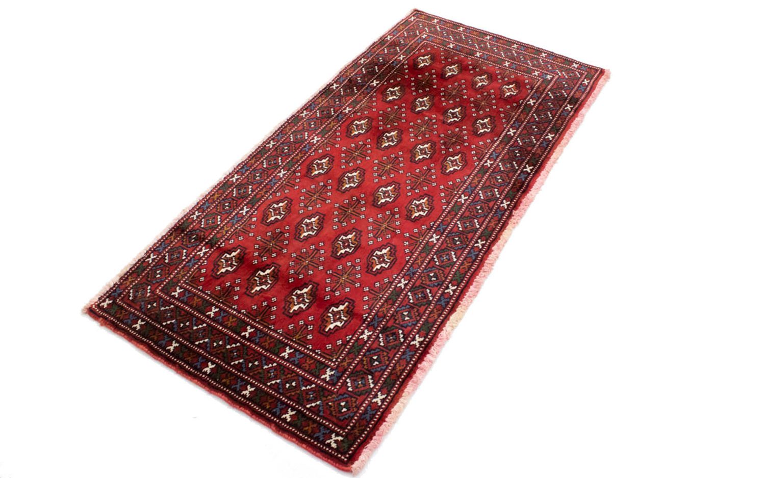 Tappeto Turkaman - 130 x 60 cm - rosso