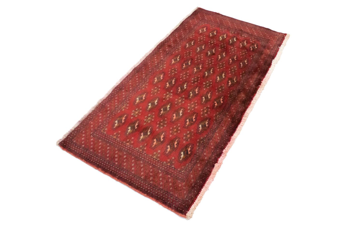 Tappeto Turkaman - 130 x 60 cm - rosso