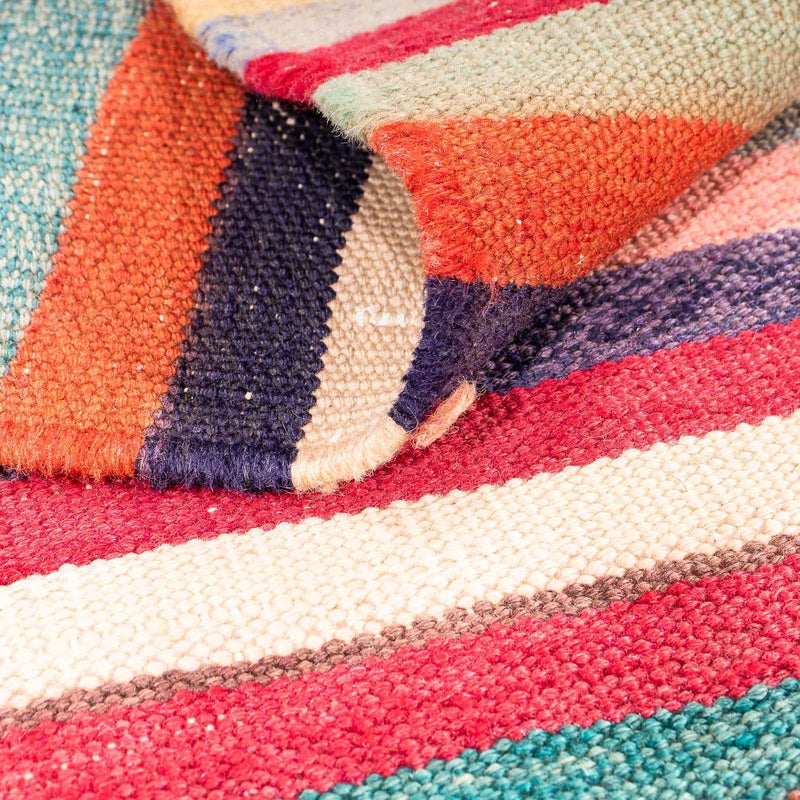 Tappeto Kelim - Vecchio - 190 x 145 cm - multicolore