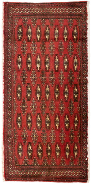 Tappeto Turkaman - 130 x 60 cm - rosso