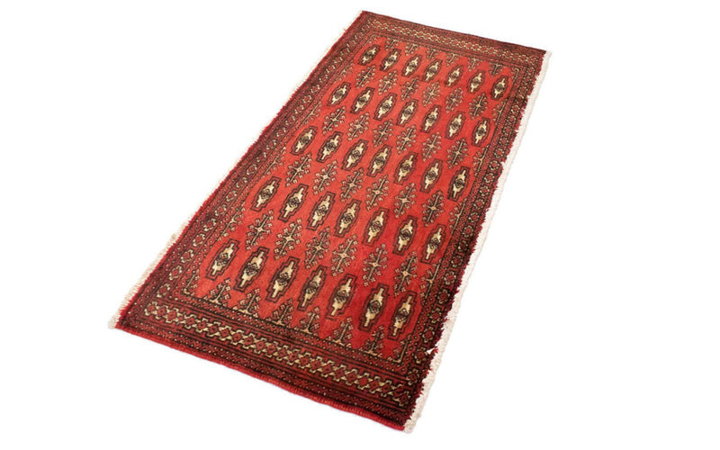 Tappeto Turkaman - 130 x 60 cm - rosso