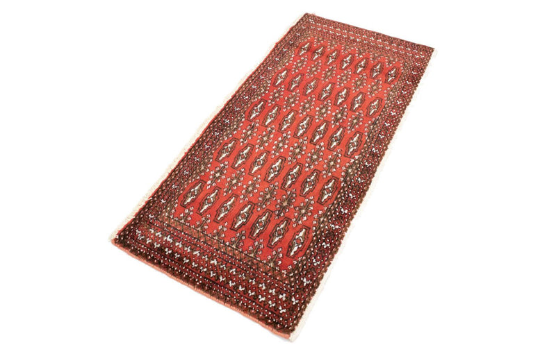 Tappeto Turkaman - 130 x 60 cm - rosso