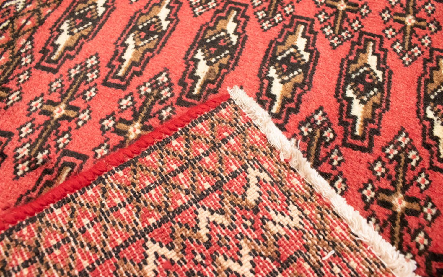 Tappeto Turkaman - 130 x 60 cm - rosso