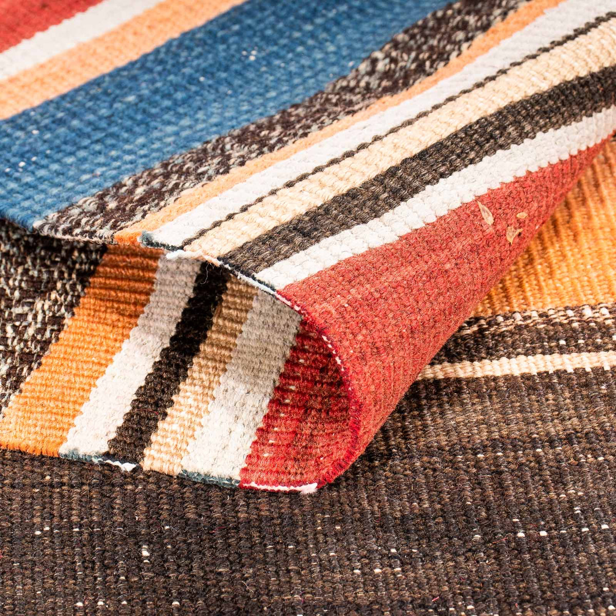 Tappeto corsia Tappeto Kelim - Vecchio - 330 x 135 cm - multicolore