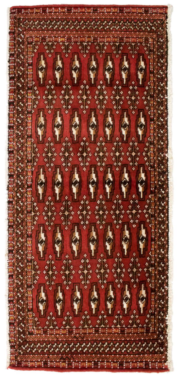 Tappeto Turkaman - 130 x 60 cm - rosso