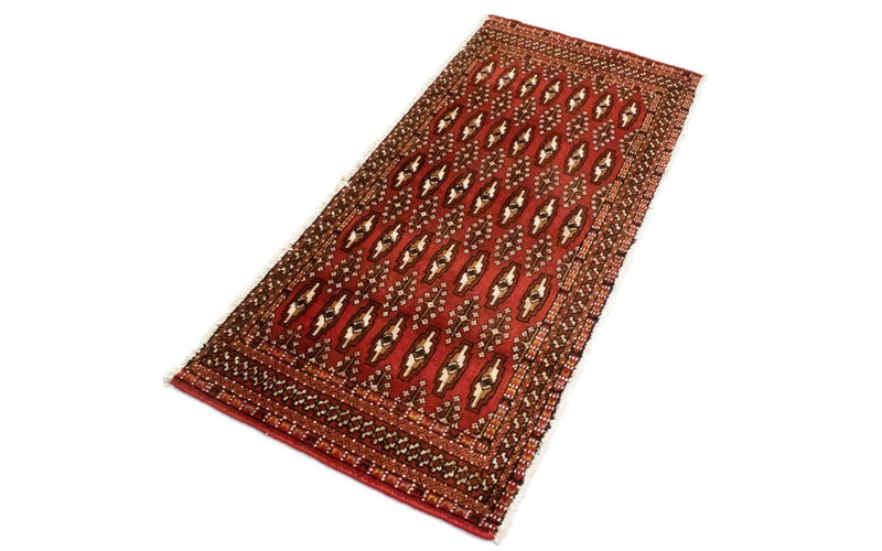 Tappeto Turkaman - 130 x 60 cm - rosso