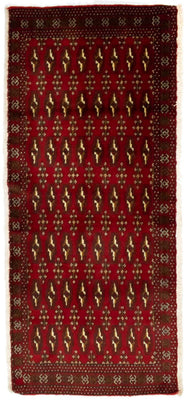 Tappeto Turkaman - 130 x 60 cm - rosso