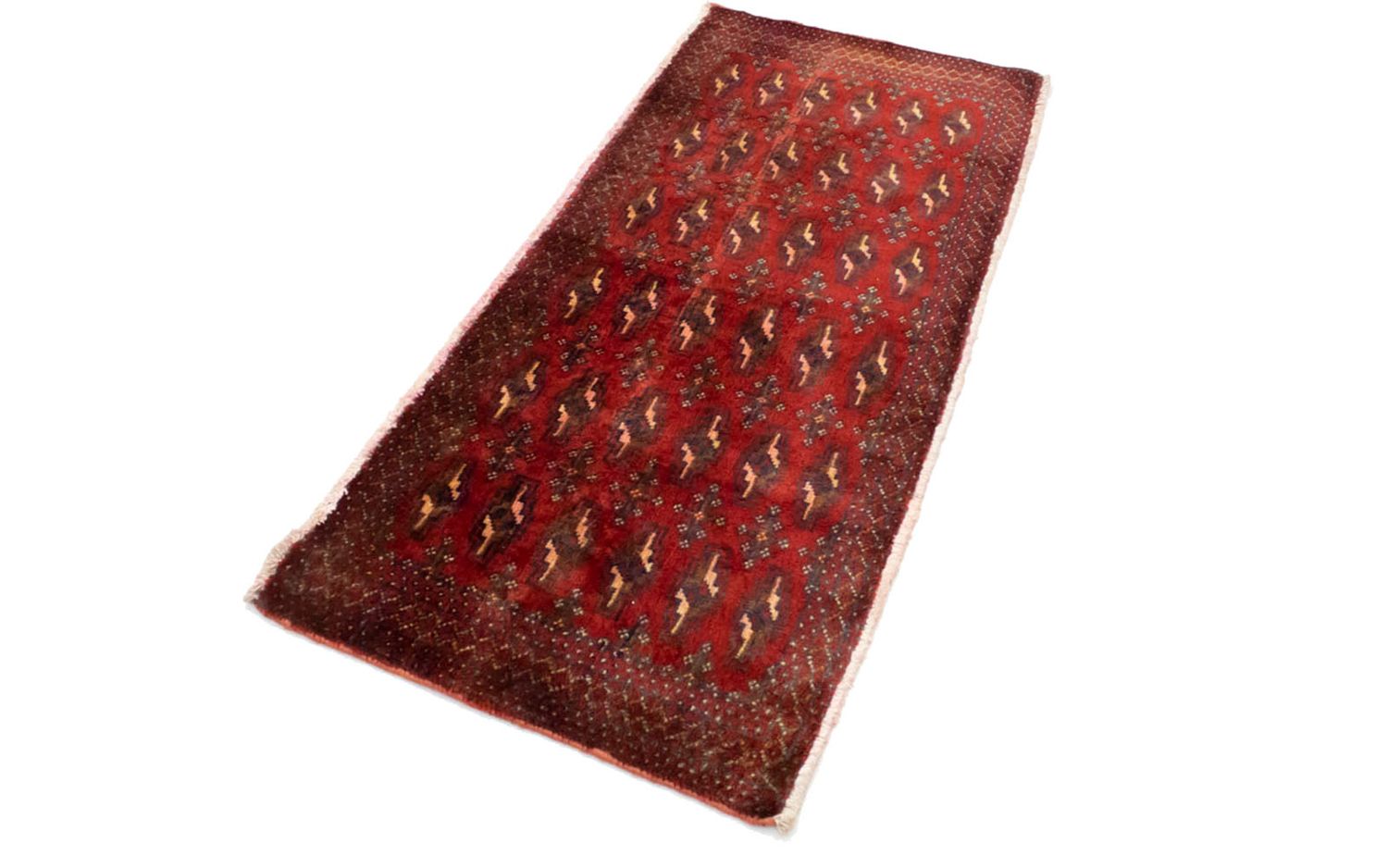 Tappeto Turkaman - 130 x 60 cm - rosso