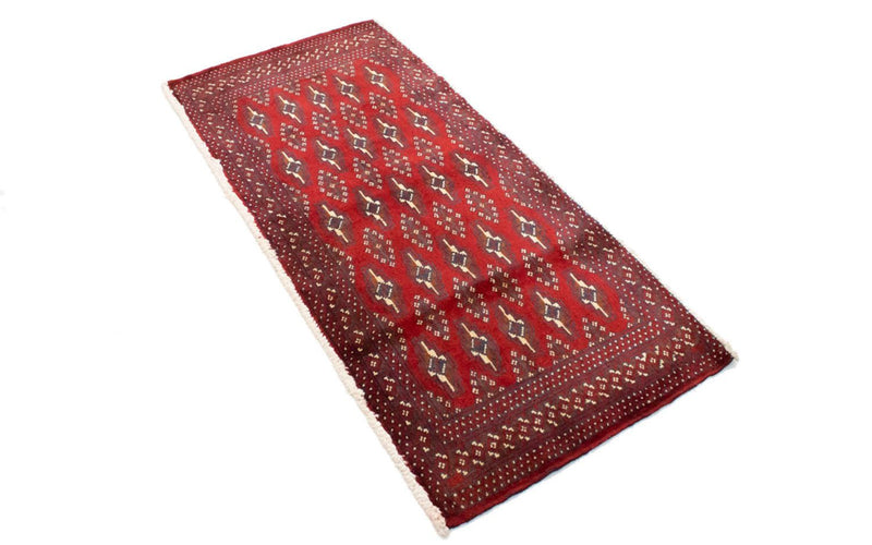 Tappeto Turkaman - 130 x 60 cm - rosso