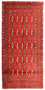Tappeto Turkaman - 130 x 60 cm - rosso