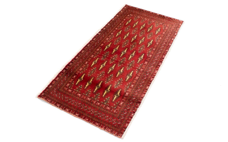 Tappeto Turkaman - 130 x 60 cm - rosso