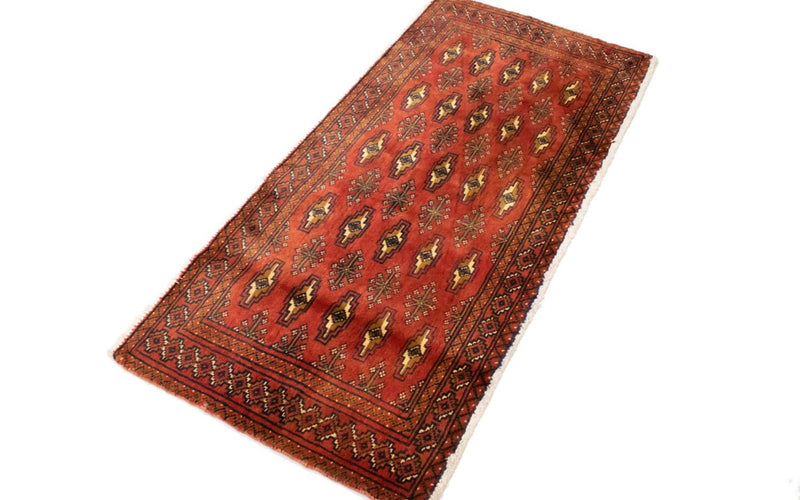 Tappeto Turkaman - 130 x 60 cm - ruggine