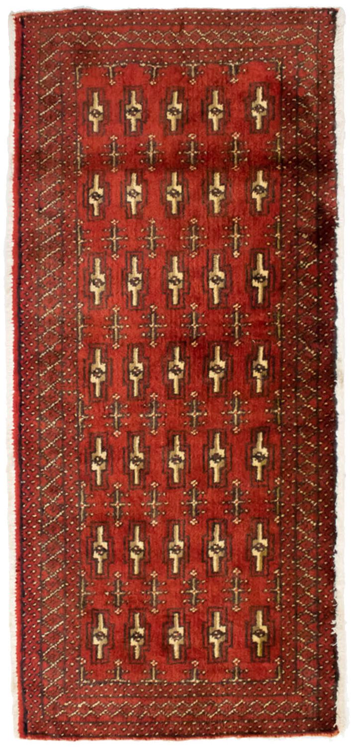 Tappeto Turkaman - 130 x 60 cm - rosso