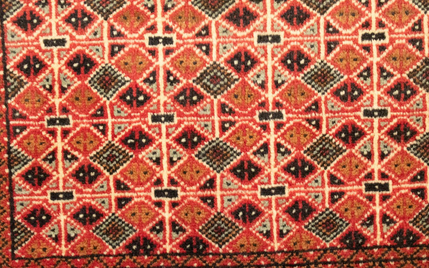 Tappeto Turkaman - 130 x 60 cm - rosso chiaro
