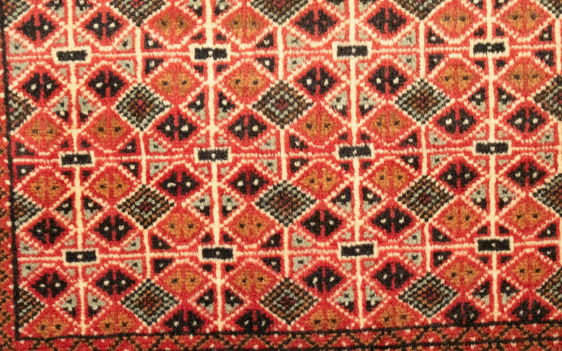 Tappeto Turkaman - 130 x 60 cm - rosso chiaro