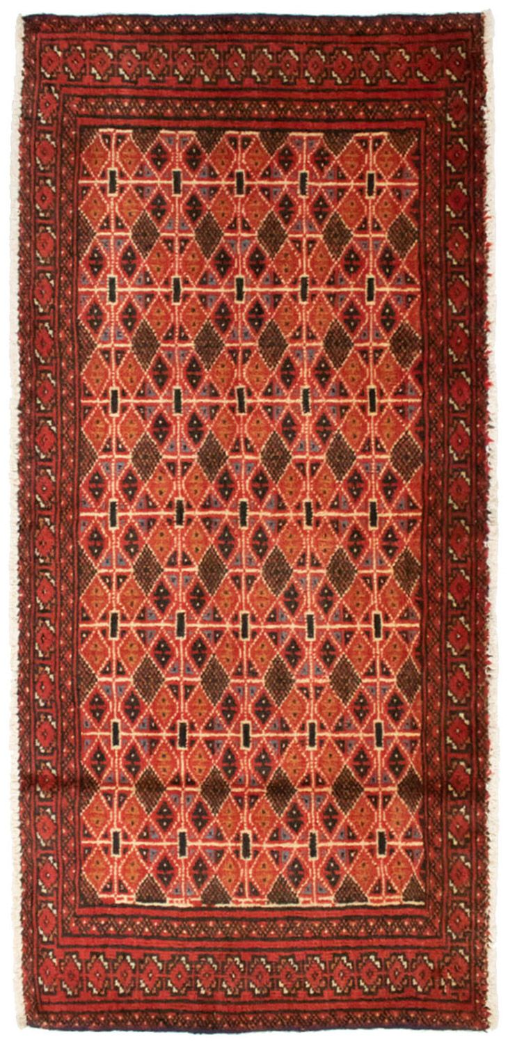 Tappeto Turkaman - 130 x 60 cm - arancione