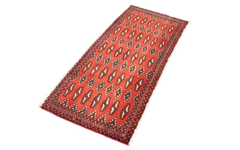 Tappeto Turkaman - 130 x 60 cm - rosso