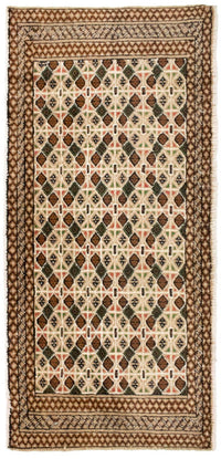 Tappeto Turkaman - 130 x 60 cm - beige